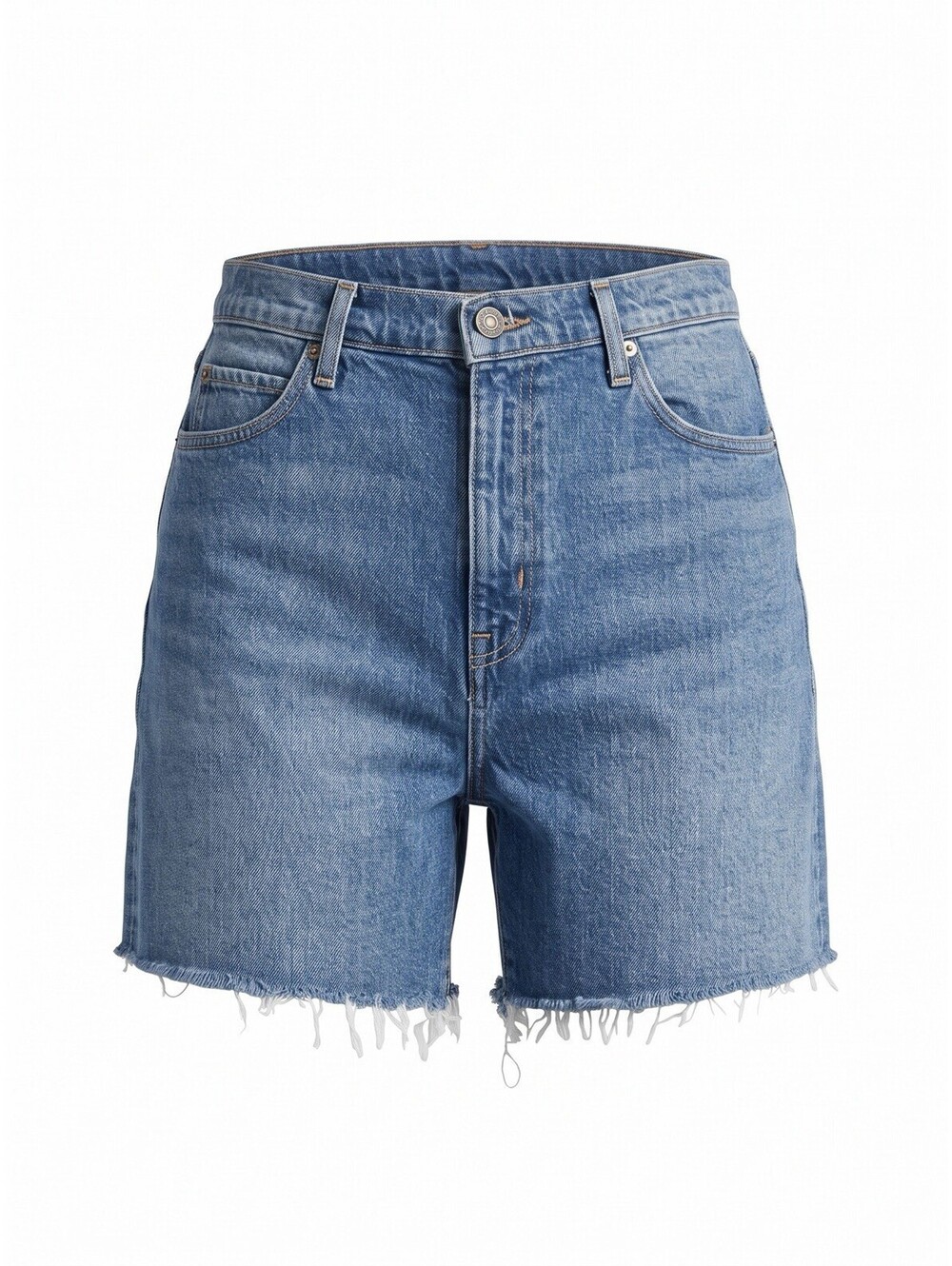 $198 New Frame The Easy Fray Hem Short Size 29 Maraud Blue